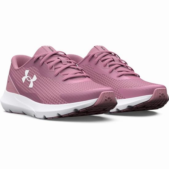  Under Armour Charged Rogue 3 女式粉色运动鞋6折 47.94加元包邮！