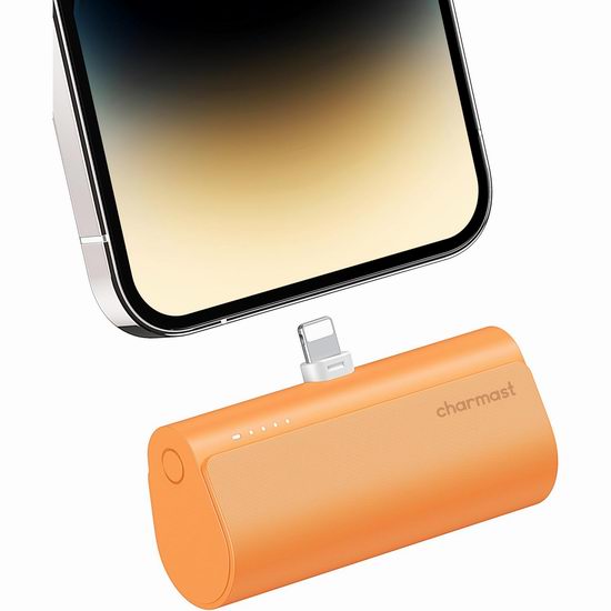  历史新低！Charmast 5000mAh 20W PD快充 超迷你iPhone手机 移动电源/充电宝4折 13.03加元包邮！会员专享！