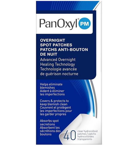  PanOxyl PM 隔夜暗疮贴 隐形痘痘贴40片 8.54加元（原价 11.99加元）