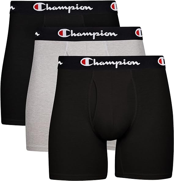  Champion 男式纯棉平角内裤3件套 27.59加元（原价 47.17加元）