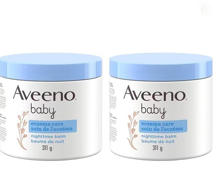  Aveeno宝宝湿疹夜用护理膏 2件套 31.09加元（原价 43.94加元）