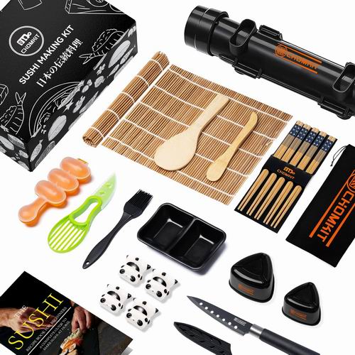  史低价！CHOMKIT 25合1寿司制作工具套装 18.99加元（原价 28.99加元）