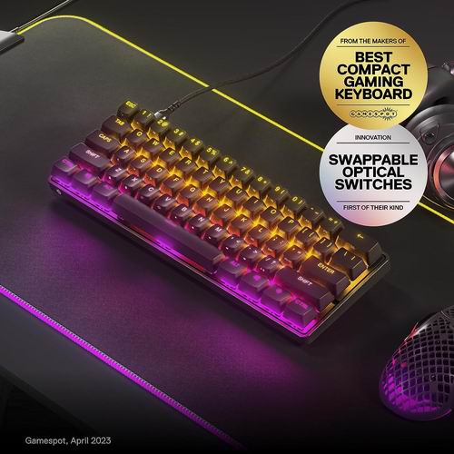  史低价！New SteelSeries Apex 9 迷你光学键盘 105.7加元限量特卖（原价 169.99加元）