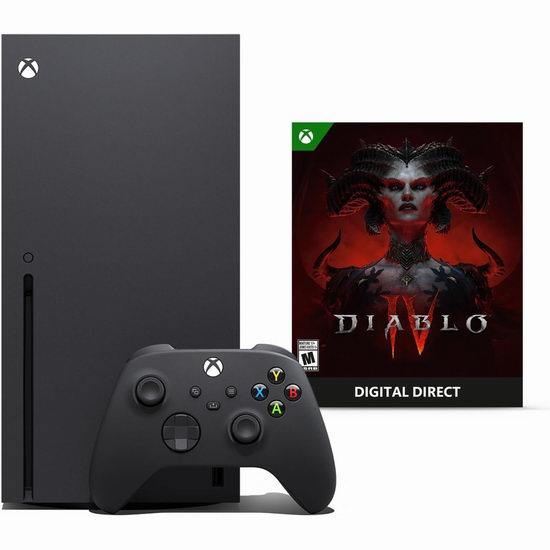  Xbox Series X 家庭娱乐游戏机+《暗黑破坏神IV》套装 589.99加元包邮！