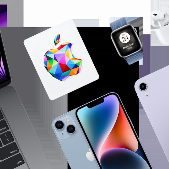  Apple 苹果黑五大促！购100加元礼品卡送15加元！购买指定款iPhone、AirPods、iPad、Mac笔记本、Apple Watch等，最高送280加元礼品卡+支持以旧换新！