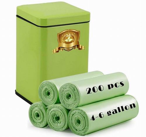  Ugmic 4-6 加仑可生物降解加厚垃圾袋200个装 13.59-18.99加元（原价 16.99-22.99加元）