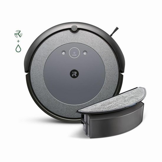  历史新低！iRobot Roomba Combo i5 扫拖一体 智能扫地机器人6.3折 284.99加元包邮！