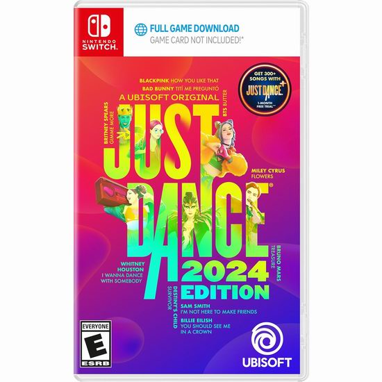  《Just Dance 舞力全开2024》Switch/PS5/Xbox版视频游戏5折 39.99加元！