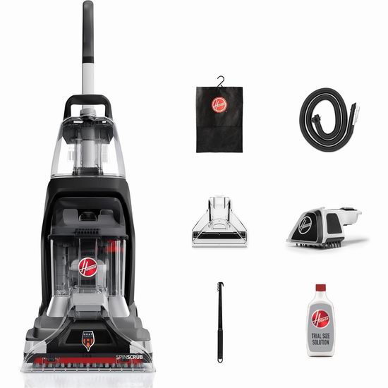  历史最低价！Hoover 胡佛 FH68002V Powerscrub XL 宠物版 地毯清洗机5.9折 199.99加元包邮！