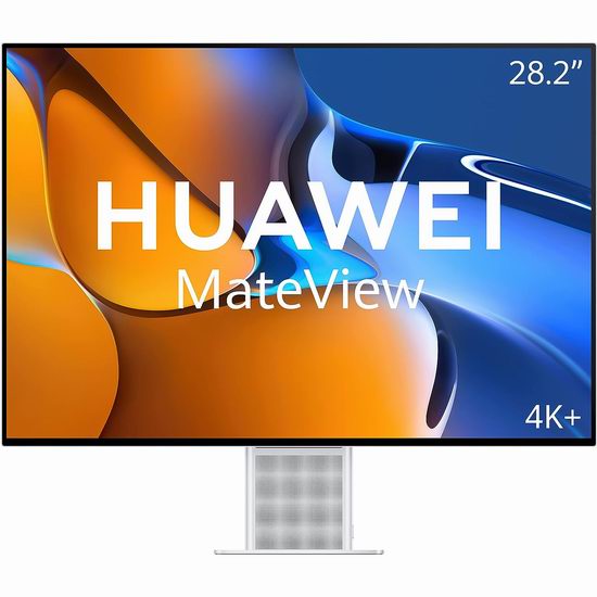  历史最低价！HUAWEI 华为 MateView 28.2英寸全面屏 4K+ IPS 10.7亿电影级色域 原色显示器 748.99加元包邮！