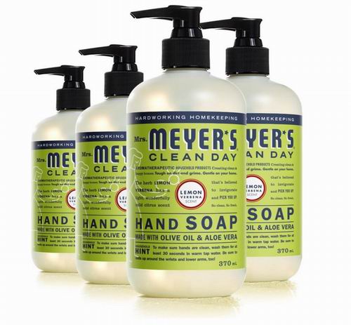  Mrs. Meyer's 柠檬马鞭草香味 洗手液 370毫升x 4瓶 15.97加元（原价 27.16加元）！每瓶3.99加元