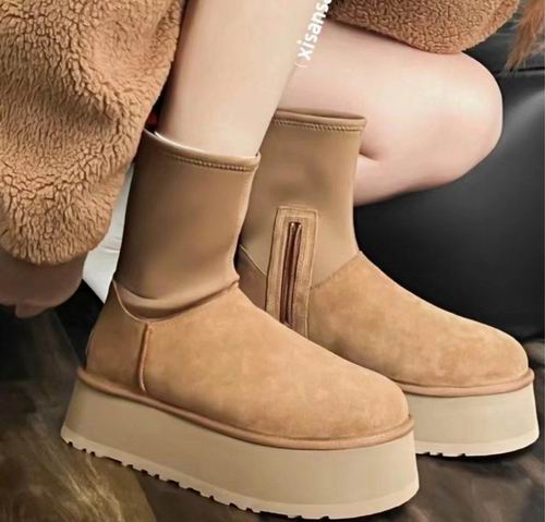  朱珠娜扎同款！ UGG 爆款厚底铅笔靴 128.91加元（原价 214.96加元，10/11码）！2色可选