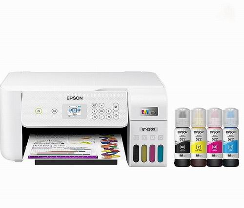  历史最低价！Epson EcoTank ET-2800 一体式彩色打印机 229.99加元（原价 329.99加元）！2色可选！