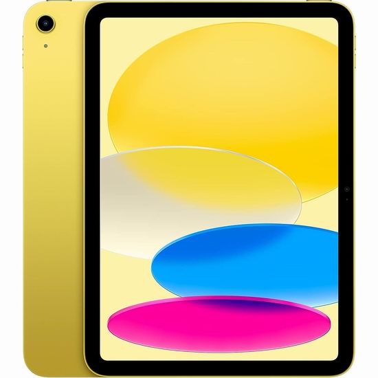  历史最低价！第10代 Apple iPad 10.9英寸平板电脑（64GB）8.3折 499.99加元包邮！