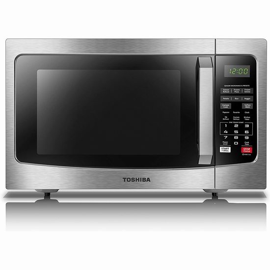  历史最低价！Toshiba 东芝 ML-EM31P(SS) 1.2 Cu. ft 1100瓦 不锈钢微波炉 149.99加元包邮！