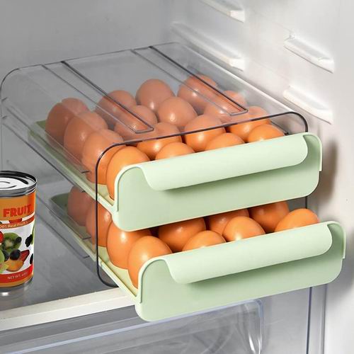  史低价！CHANCETSUI  2层可堆叠鸡蛋收纳盒 19.99-21.7加元（原价 24.99- 27.13加元）！3色可选