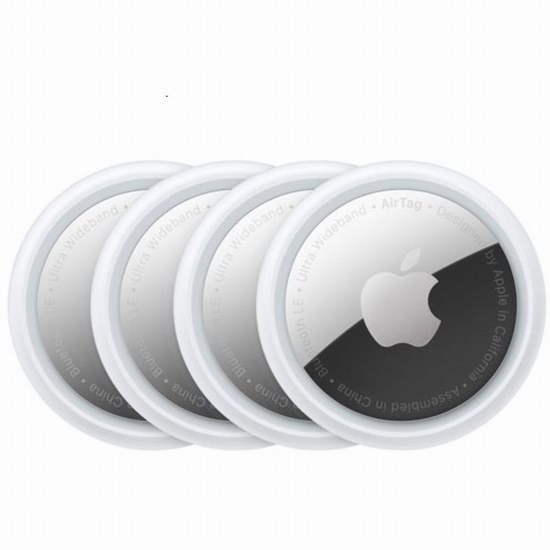 Apple AirTag 苹果防丢神器4件套 99.99加元包邮！Costco会员专享！