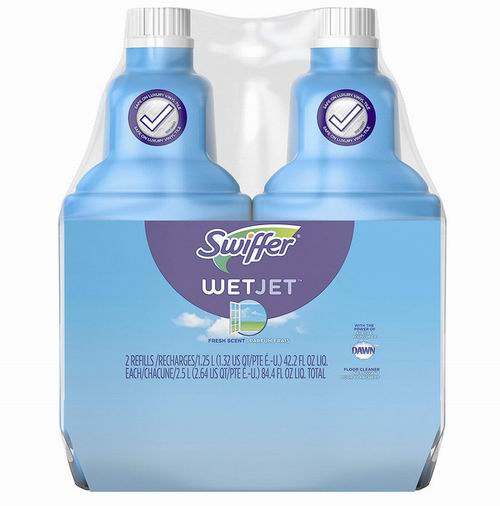  Swiffer WetJet 清新香味 多用途地板清洁剂1.25升 x 2件 8.54加元（原价 13.99加元）