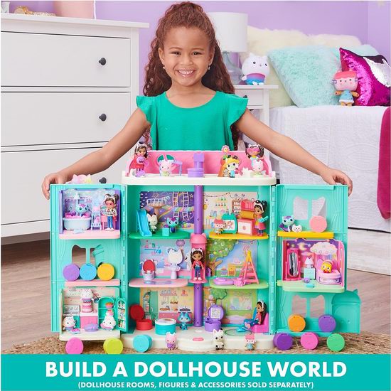  历史新低！Gabby's Dollhouse 带家具 超萌猫猫造型娃娃屋5.5折 60加元包邮！
