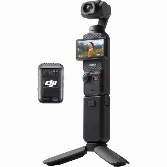 DJI Osmo Pocket 3 大疆一英寸口袋云台相机 全能套装7.9折 929加元包邮！