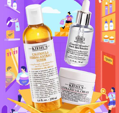  Kiehl's 科颜氏指定款买2件享受8折+空瓶回收立减16加元