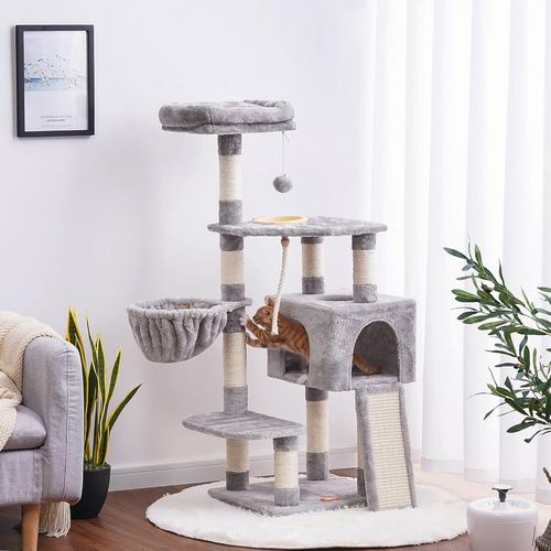  史低价！Heybly 多层猫树公寓/猫爬架 59.99加元（原价 79.99加元）！多色可选