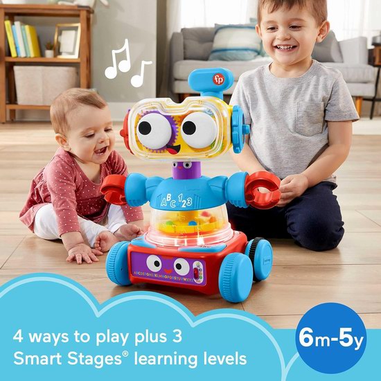  历史新低！​​Fisher-Price 费雪 Ultimate 四合一玩学机器人5.1折 39.99加元包邮！