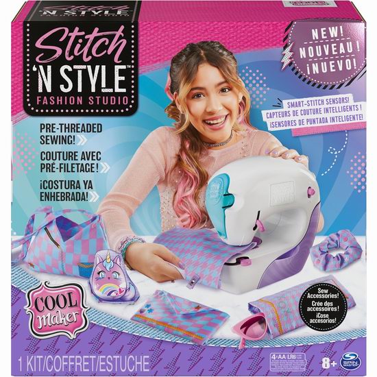  历史新低！Cool Maker Stitch'N Style 儿童安全缝纫机4折 19.99加元！