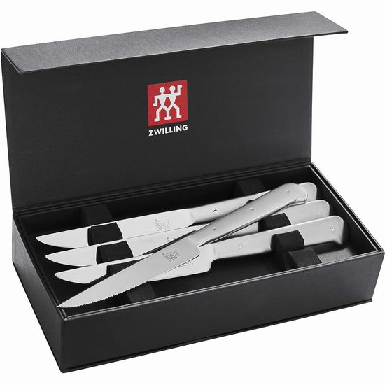 白菜价！Zwilling 德国双立人 Porterhouse 不锈钢牛排刀8件套2.2折 50.62加元包邮！