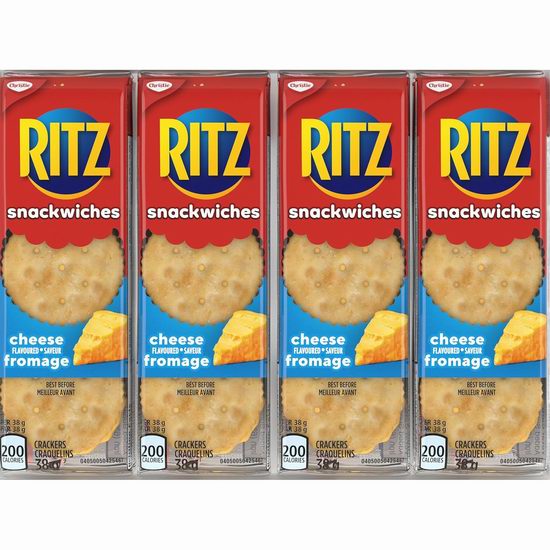 Ritz Crackers芝士夹心饼干（304克） 3.32加元