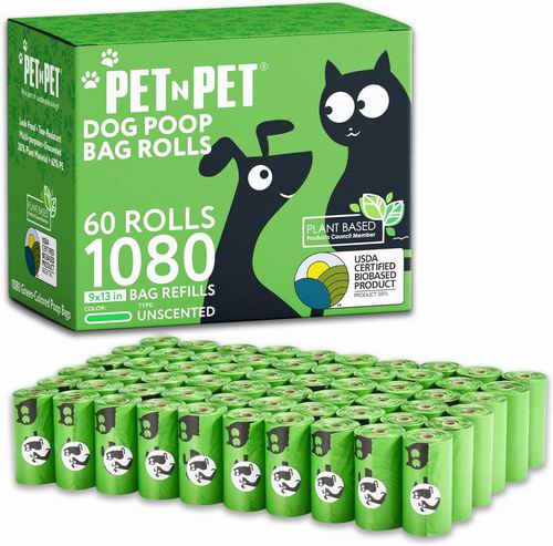  Pet N Pet宠物便便袋/猫砂袋1080个 23.39加元（原价 39.99加元）！