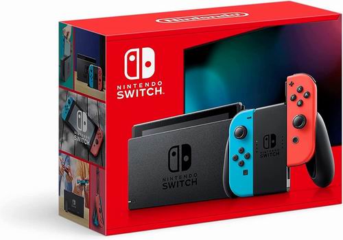 Nintendo 任天堂 Switch Joy‑Con主机 霓虹蓝+霓虹红 399.96加元