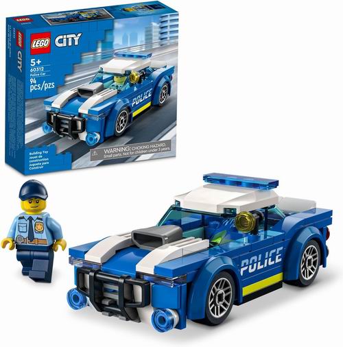  LEGO 乐高  60312 城市警车 11.97加元（原价 13.86加元）