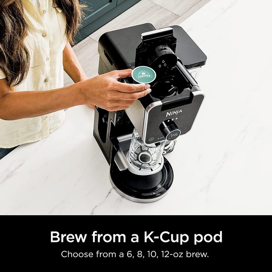 历史新低！Ninja CFP301C DualBrew Pro 12杯量 滴滤式/咖啡胶囊 专业多功能咖啡机6.2折 161.99加元包邮！