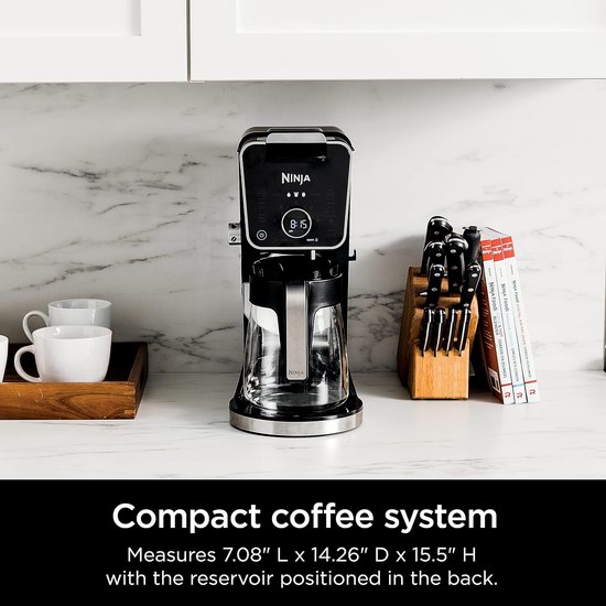 历史新低！Ninja CFP301C DualBrew Pro 12杯量 滴滤式/咖啡胶囊 专业多功能咖啡机6.2折 161.99加元包邮！