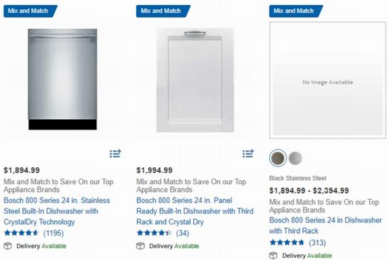 Costco再现Bug神价！Bosch 博世 洗碗机 凑单低至4.5折 496.99加元！
