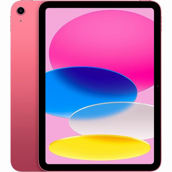  拼手速！历史新低！第10代 Apple iPad 10.9英寸平板电脑（Wi-Fi + Cellular 256GB）7折 699.98加元包邮！
