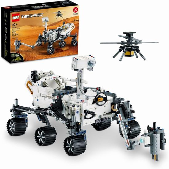  LEGO 乐高 42158 机械组系列 NASA“毅力号”火星探测器（1132pcs）7.7折 99.94加元包邮！