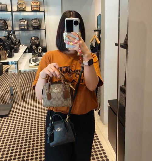  小巧可爱！Coach Andrea Carryall 迷你斜挎包2.8折 139加元（原价430-490加元）！多色可选！