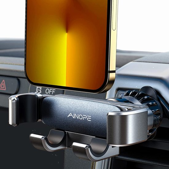  历史新低！AINOPE 重力自动锁定 防滑落 通用车载手机支架5.3折 12.81加元！