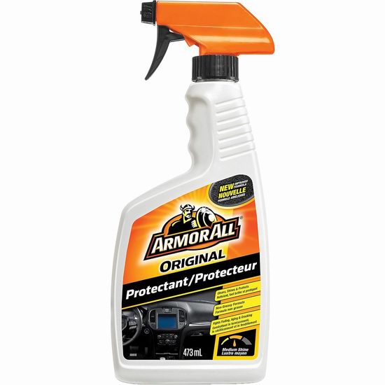  白菜价！历史新低！Armor All 14711B Original 汽车内饰防护喷雾（473ml）3.7折 4.44加元！