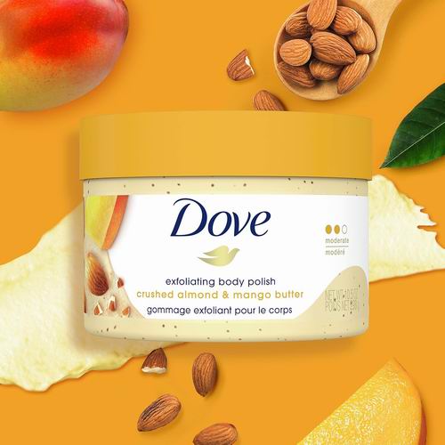  Dove 杏仁芒果 去角质身体磨砂膏  4.99加元（原价 9.99加元）