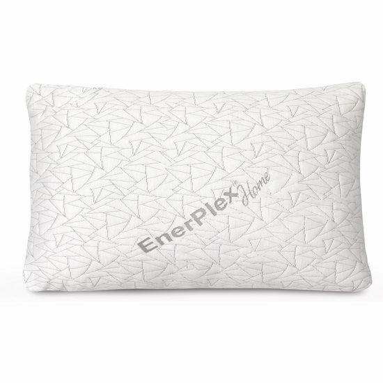  历史新低！EnerPlex 可调高度 Queen记忆海绵枕头3.1折 17.42加元！