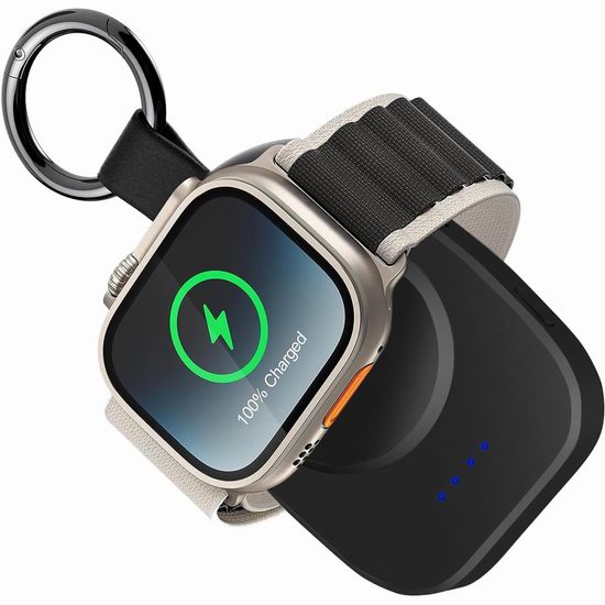  历史新低！Teilybao Apple Watch专用 超便携无线充电宝4.2折 16.99加元！