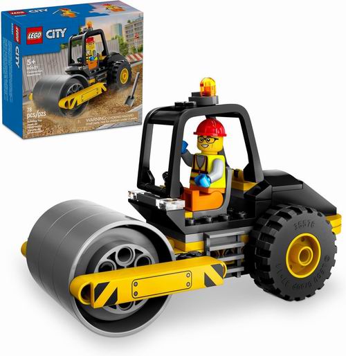  LEGO 乐高 60401 工程蒸气压路机 13.98加元（原价 16.06加元）