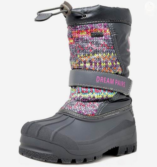  DREAM PAIRS 大童雪地靴 22.4加元（原价 55.99加元）！多款可选