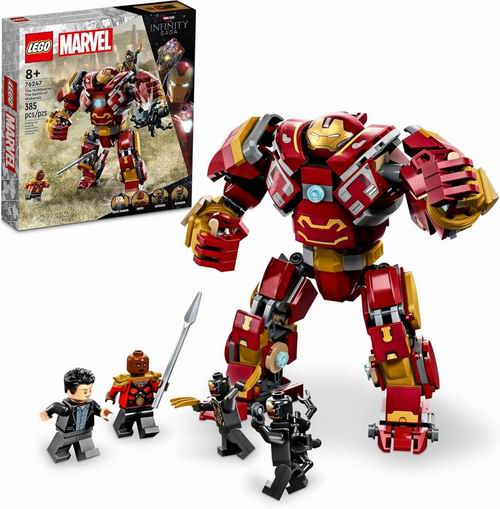  LEGO 乐高 76247 Marvel漫威超级英雄系列 反浩克装甲：大战瓦坎达7.6折 49.63加元（原价 64.99加元）
