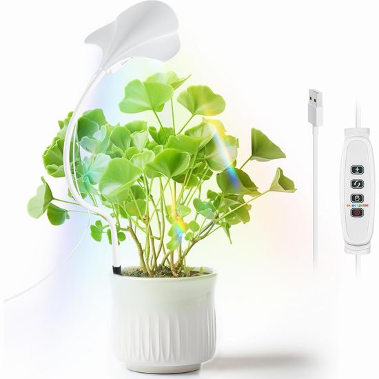 白菜价！历史新低！Diivoo 双模式 全光谱植物生长灯 10.4加元！2款可选！