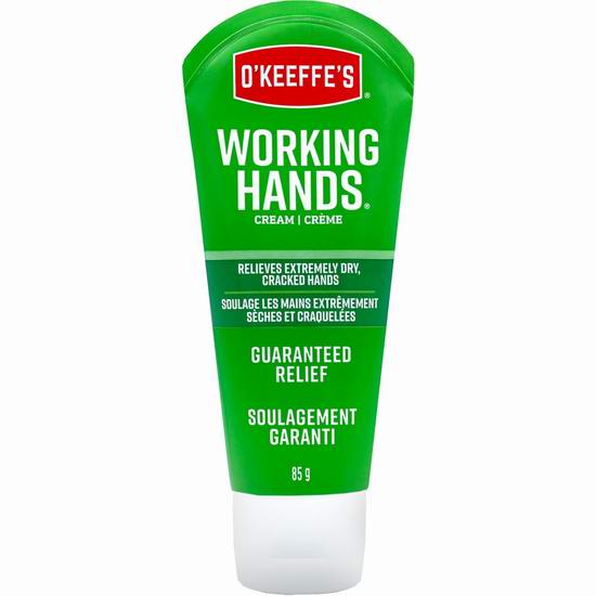  O'Keeffe's 快速修护手裂 工作护手霜6.5折 8.4加元