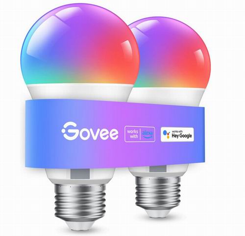 Govee 智能蓝牙WiFi变色灯泡 音乐同步 1600万种DIY颜色  16.99加元起！多款可选！部分款史低价